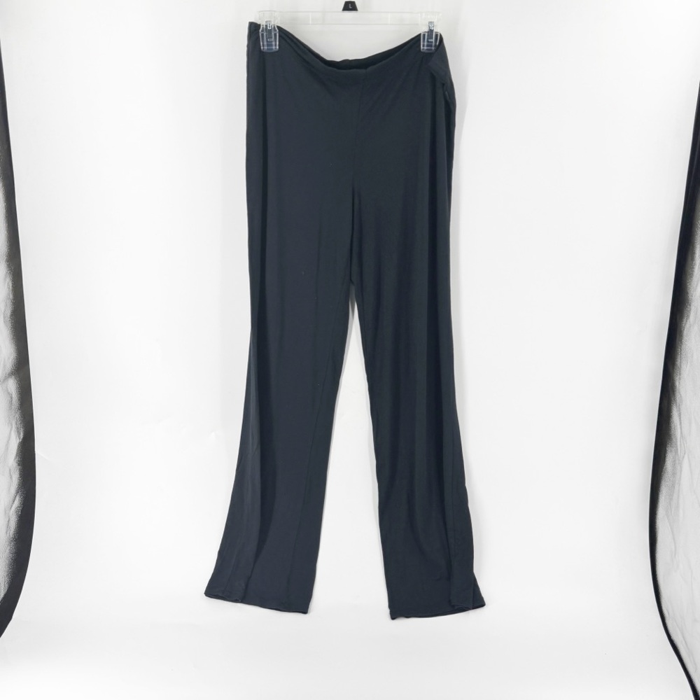✅ Skims Foldover Modal Yoga Pants‎ Black Women's Pants SIZE SMALL